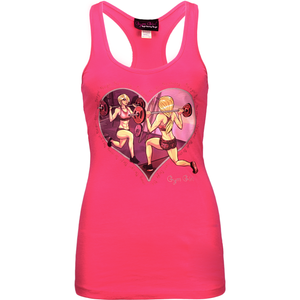 Gym Girl Tank in Pink