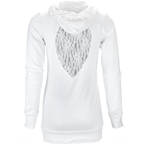 Hourglass Hoodie in White