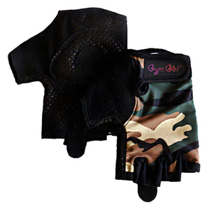 Fitness Gloves in Green Camo