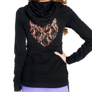 Hourglass Hoodie in Black