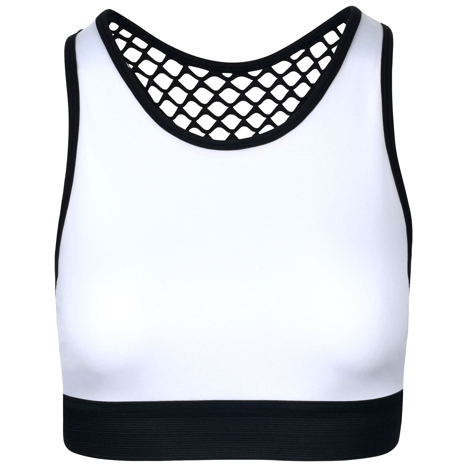 Inspired Activewear, Olimpia Crop in White