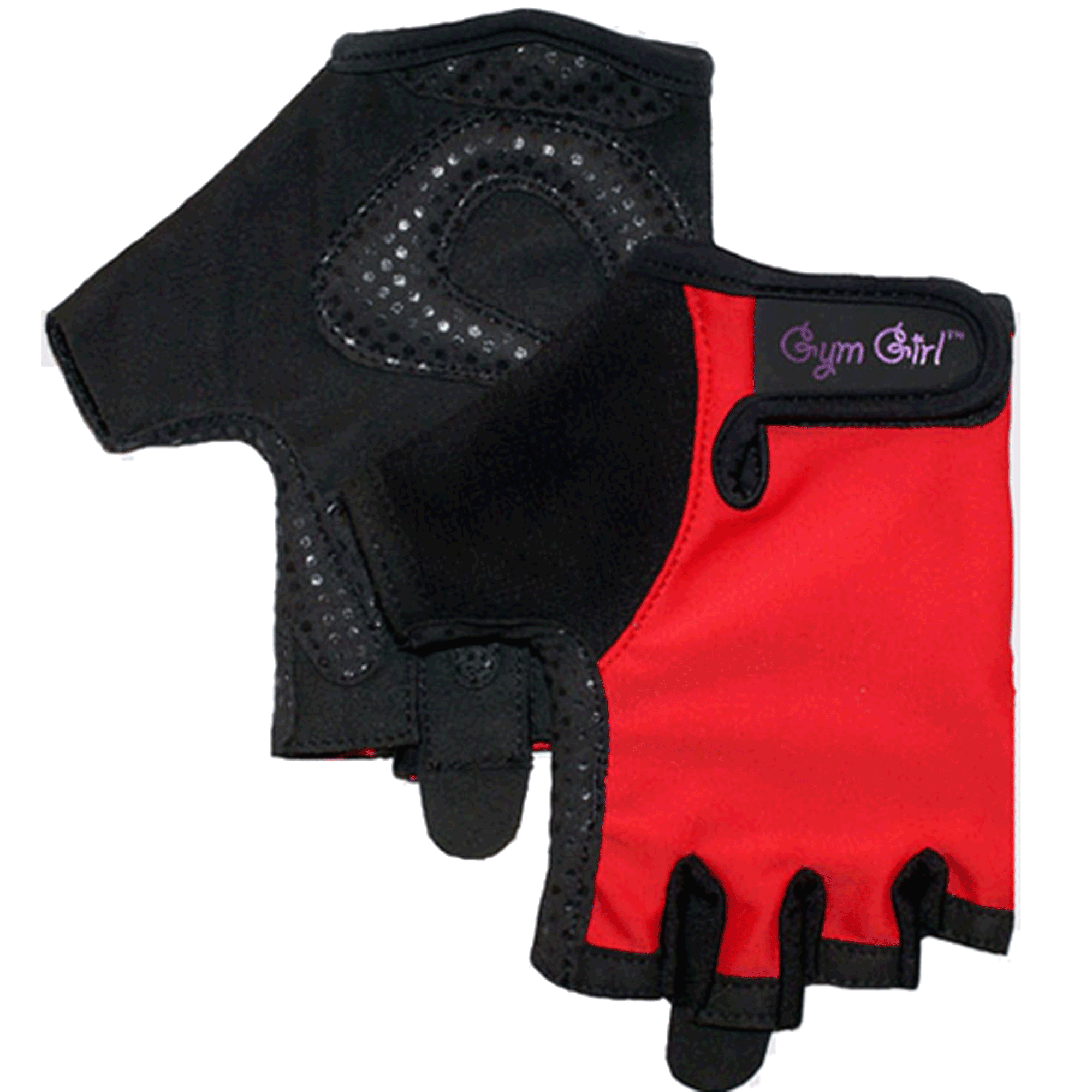 Red workout gloves sales