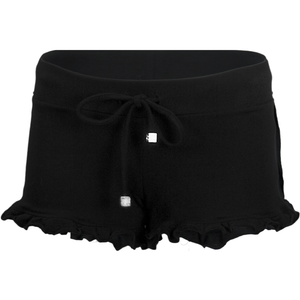 Ruffled Shorts in Black